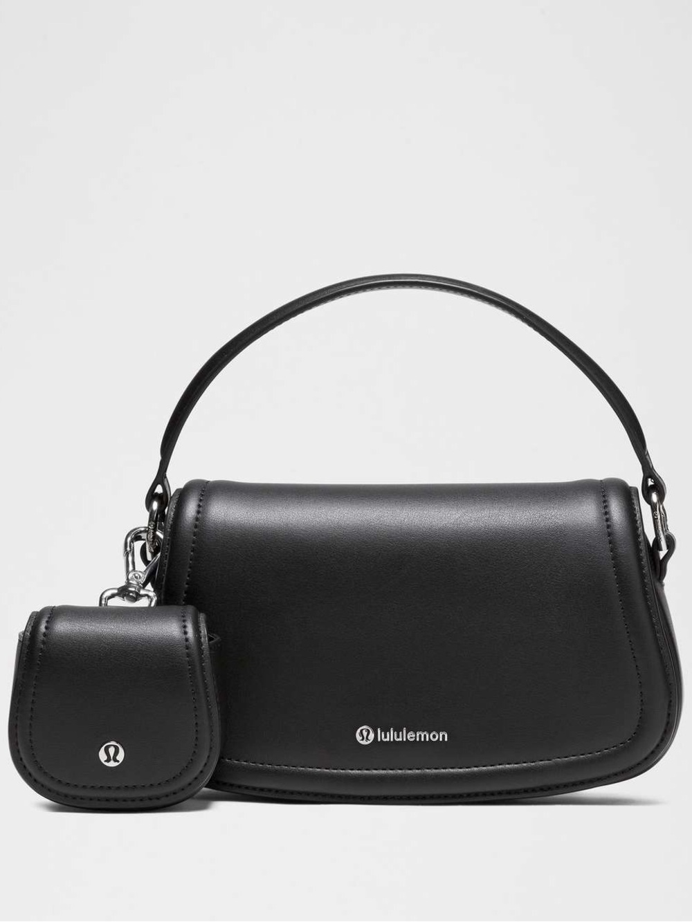 Lululemon Leather Alternative Mini Bag 1.2L
Black / Silver please read below
